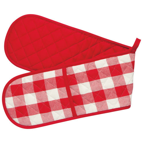 Chef Mitt Double Handle - Red