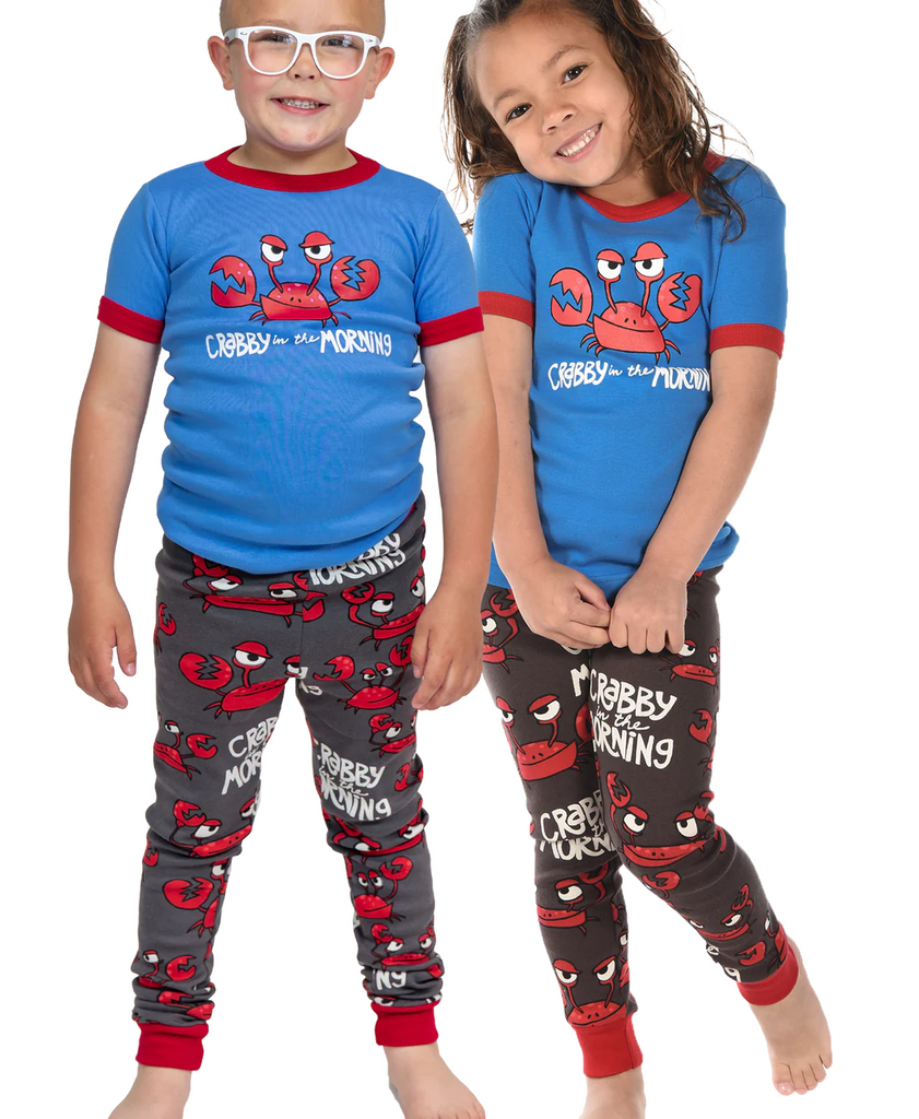 Kid Pajama Set - Crabby, 2T