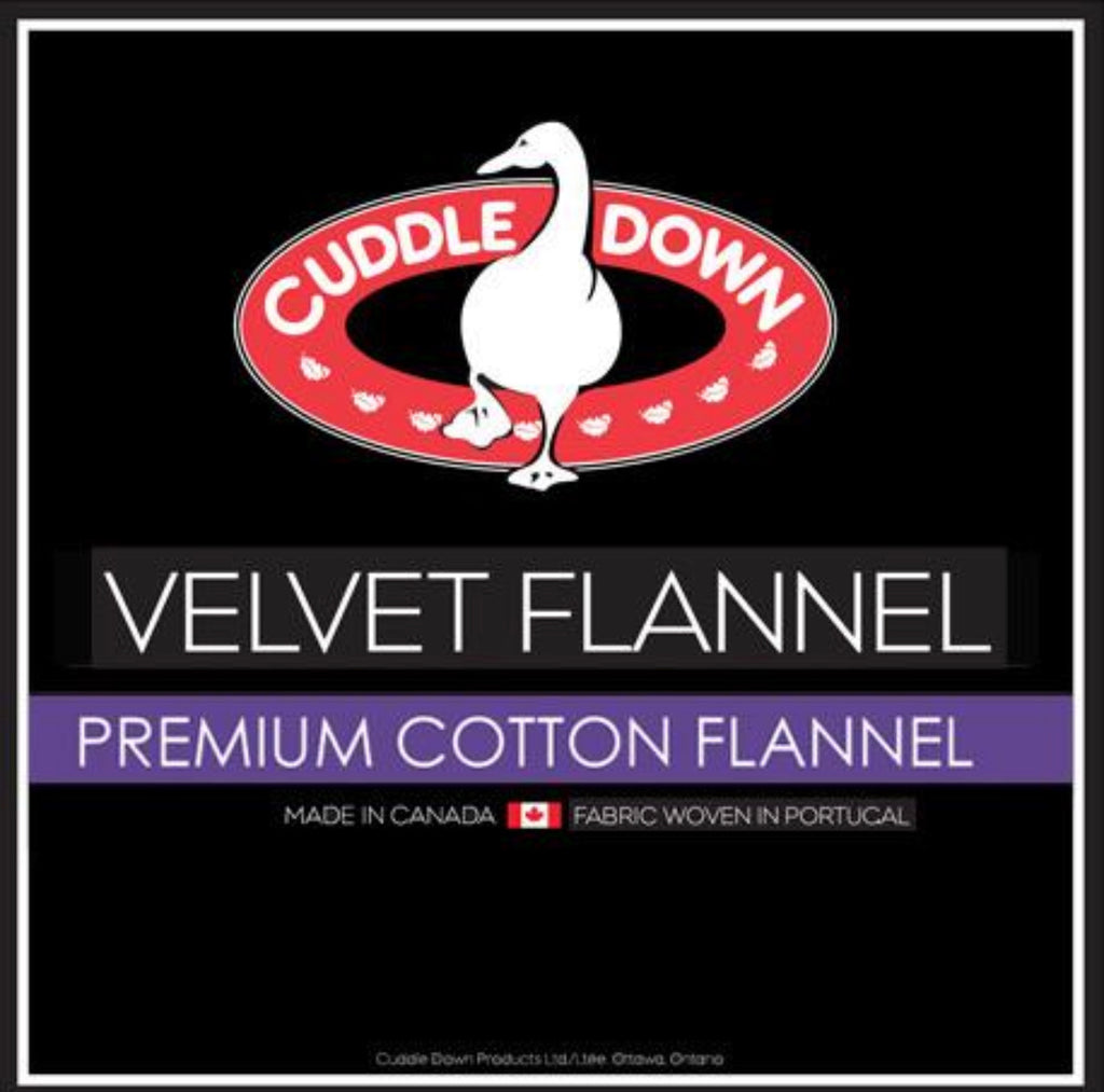 Velvet Flannel Queen Flat Sheet - Charcoal
