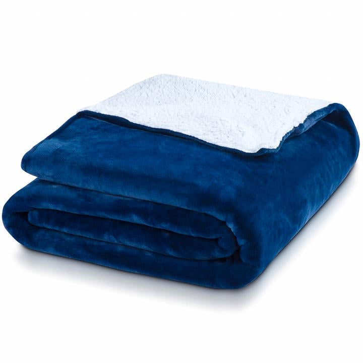 HUSH Weighted Throw Blue - 8 lb, Throw (42x72) Sherpa