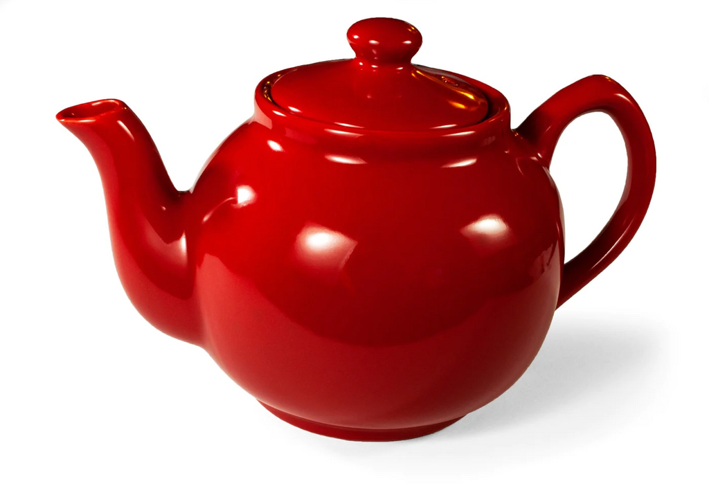 Teapot - Stoneware Farm, 6 cup red