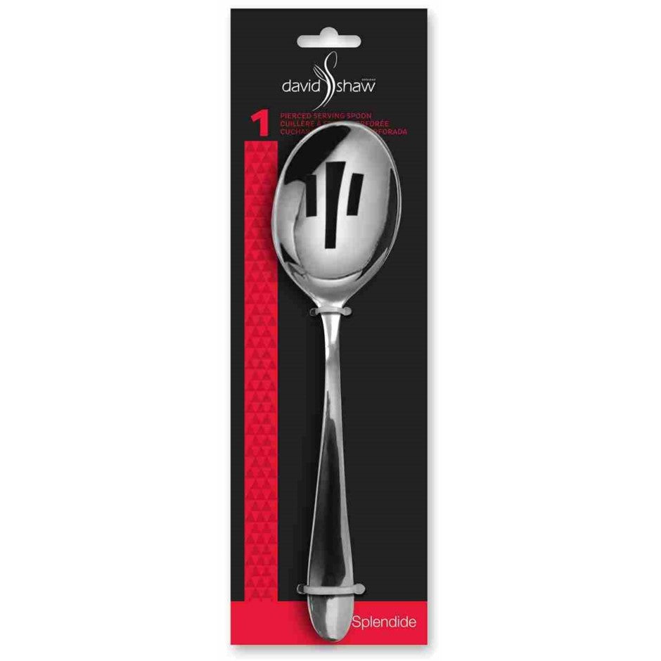Alpia Flatware Pierced Serving Spoon