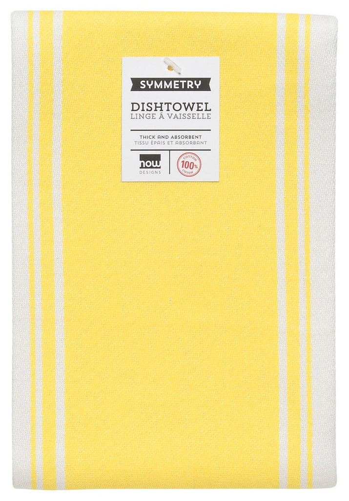 Symmetry Dishtowel - Lemon