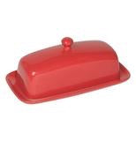 Rectangle Butter Dish - Red