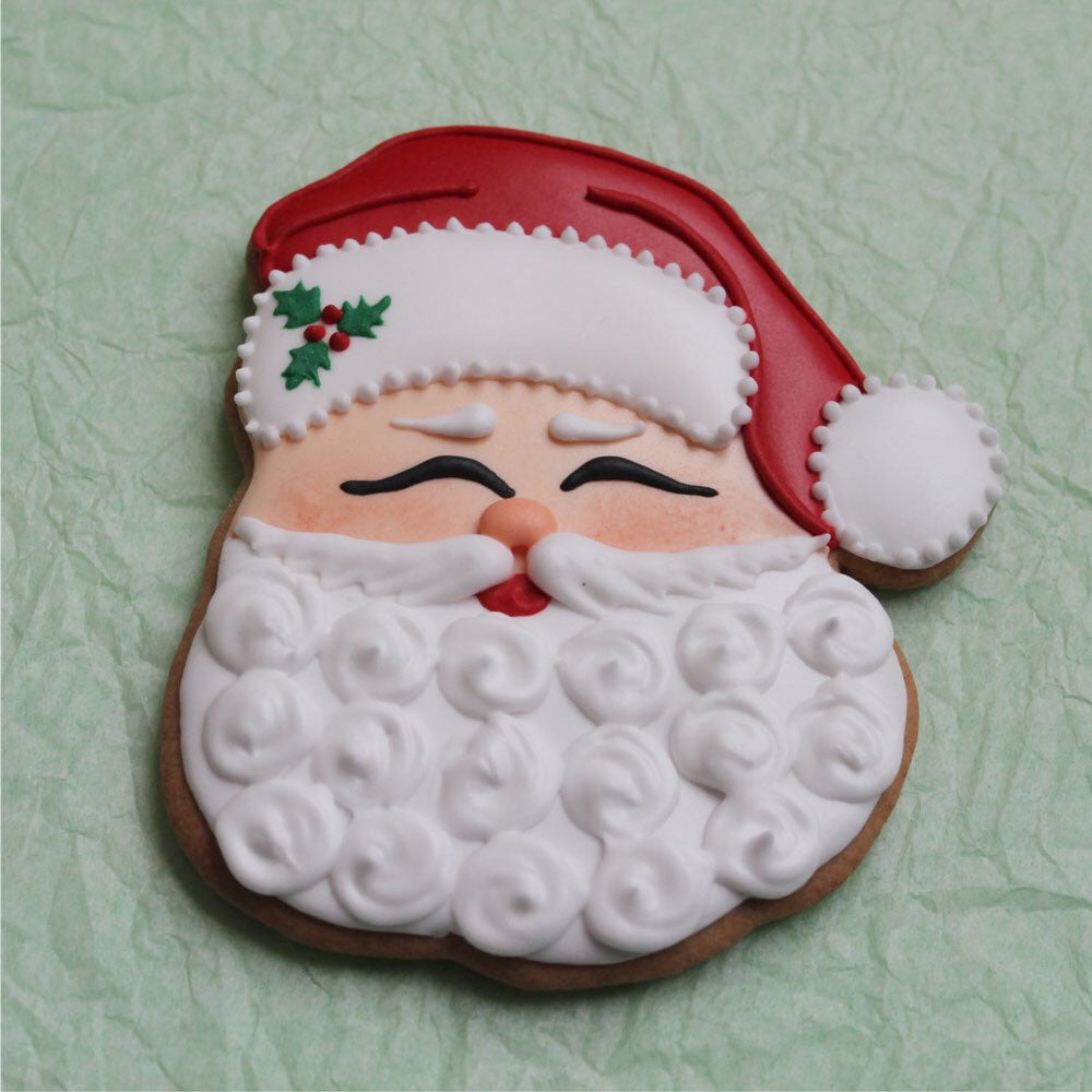 Santa Face Cookie Cutter - 4 inch