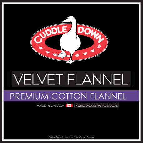 Velvet Flannel Queen Duvet Cover - Lite Grey