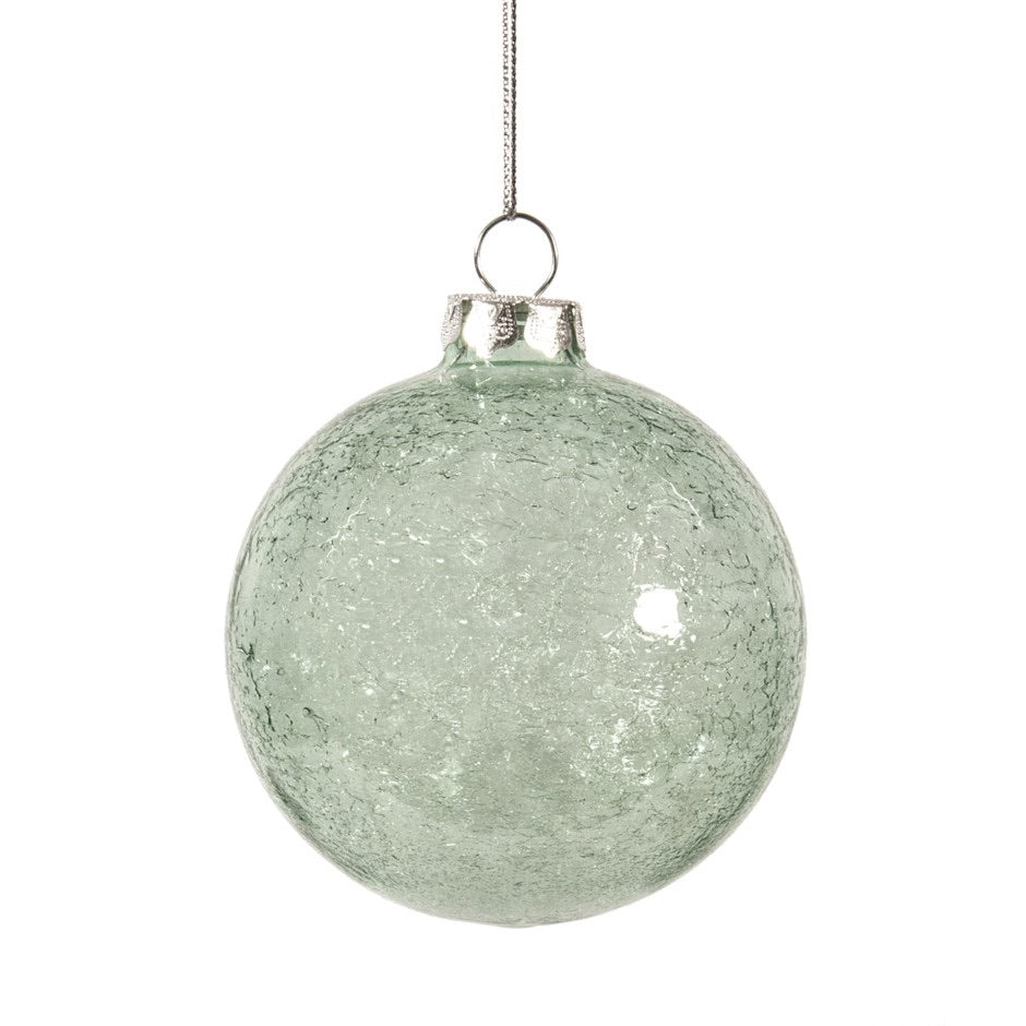 Ornament - Glass Ball Ice Green
