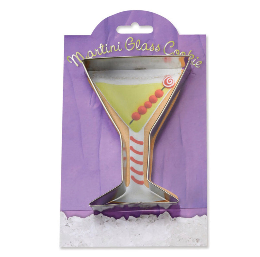Martini glass cookie cutter