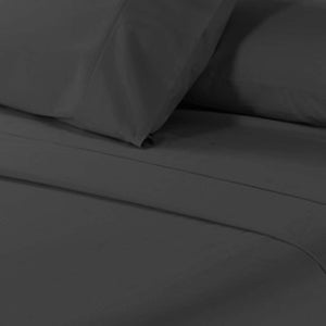 Comfort Percale Sheet Set - Twin, Shale
