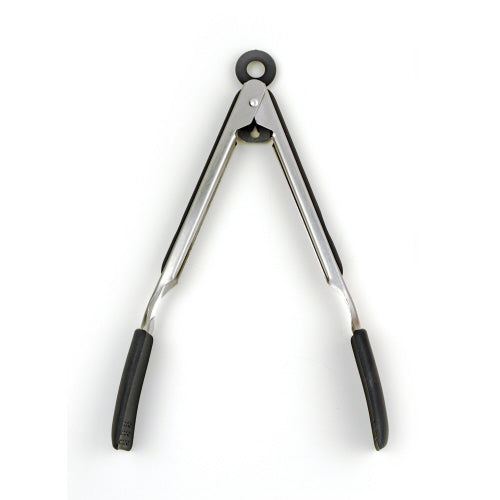 SS Silicone Tongs 9 inch - Black