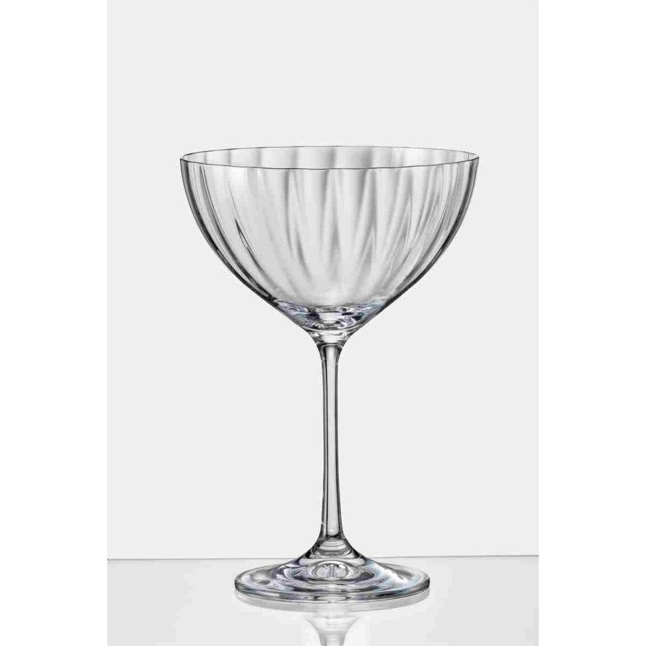 Waterfall Cocktail Coupe glass Glass Set (6 x 340 ml)